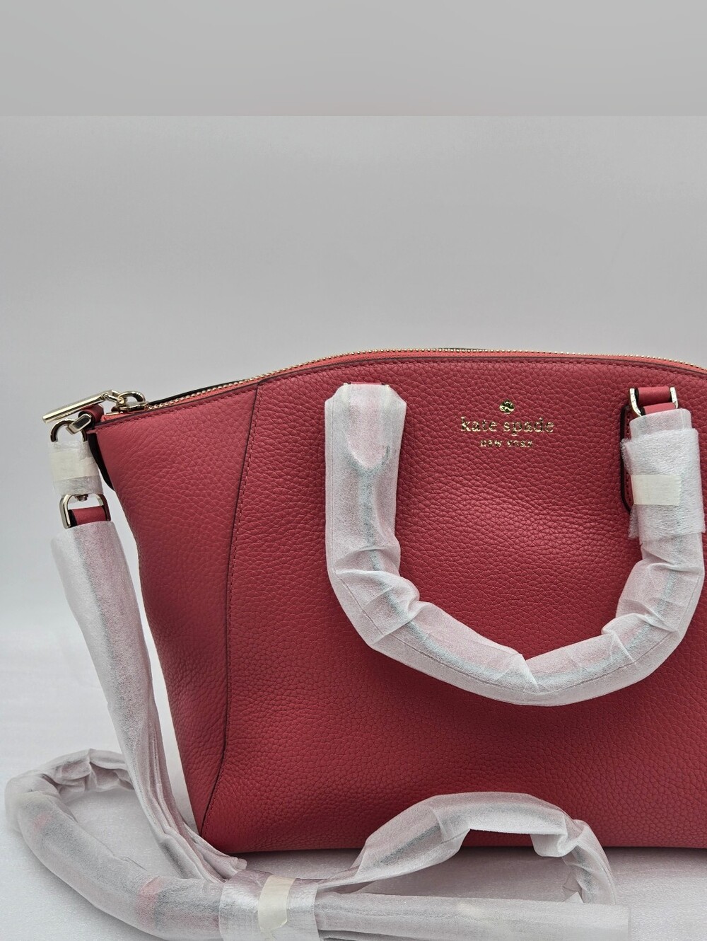 #208 NWT - Kate Spade New York Parker Medium Leather Satchel Masons Brick